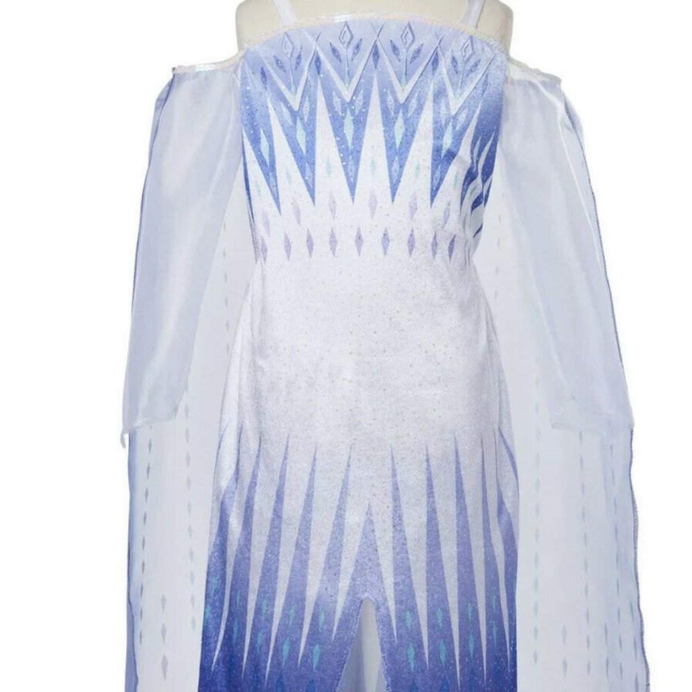 Disney Frozen 2 Elsa DressUp Snow Queen Dress READ